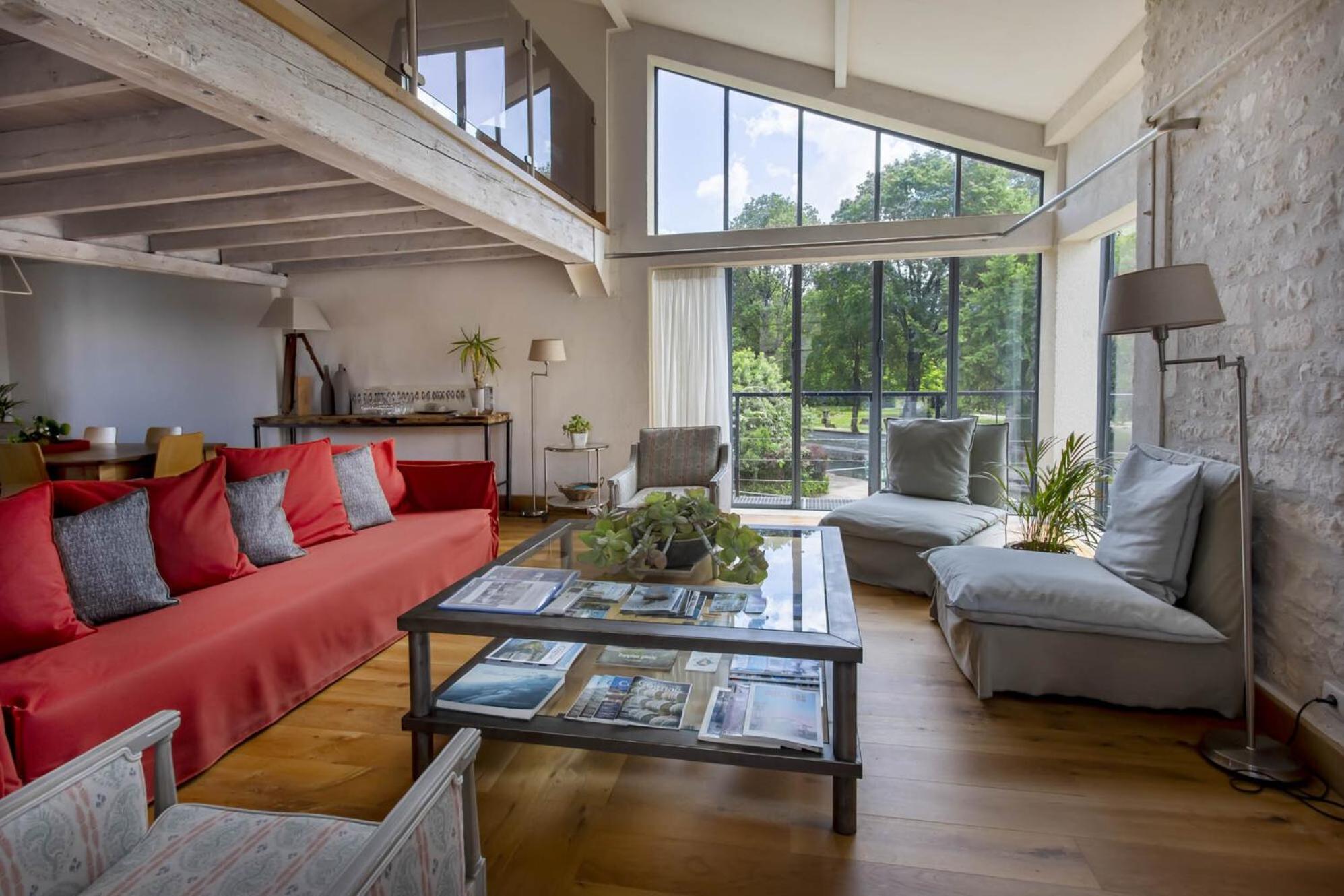 Apartamento Quai 3 Loft Moderne Et Lumineux Les Pieds Dans L'Eau Jarnac Exterior foto